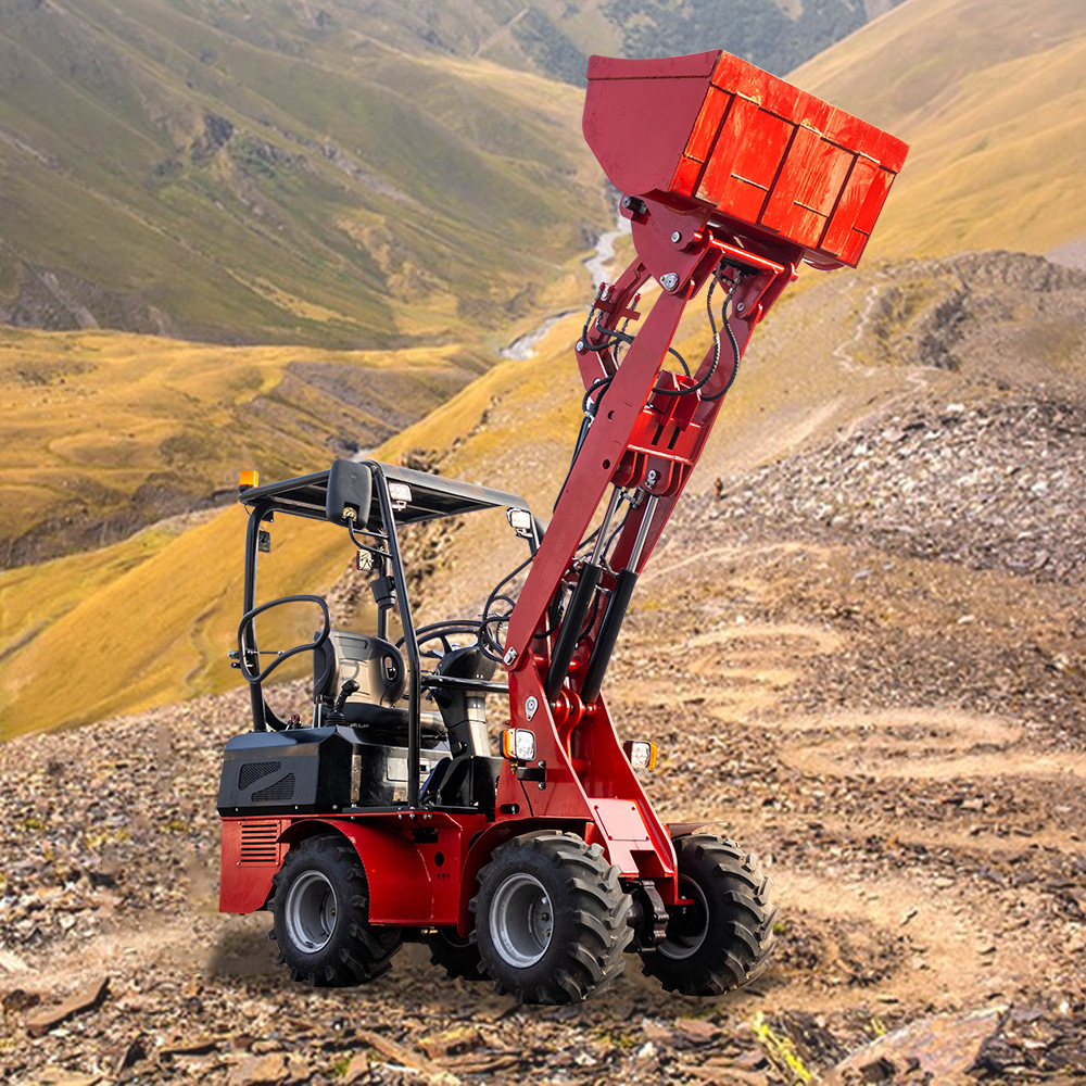 海拓HTDL06液压小型滑移装载机现货供应 养殖场清粪运输小型铲车