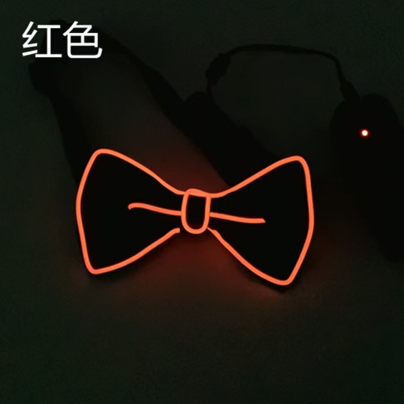 Corbata luminosa 2 Carnaval nocturno espectáculo luminoso prop fiesta actividad escenario atmósfera de un agente _ transfronterizo