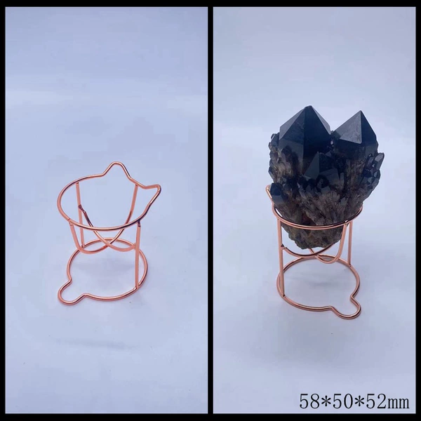 [玫瑰金猫耳型矿架]