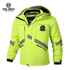 冬季男士滑雪服evil wolf 品牌 聚酯纤维防风保暖 滑雪登山服现货