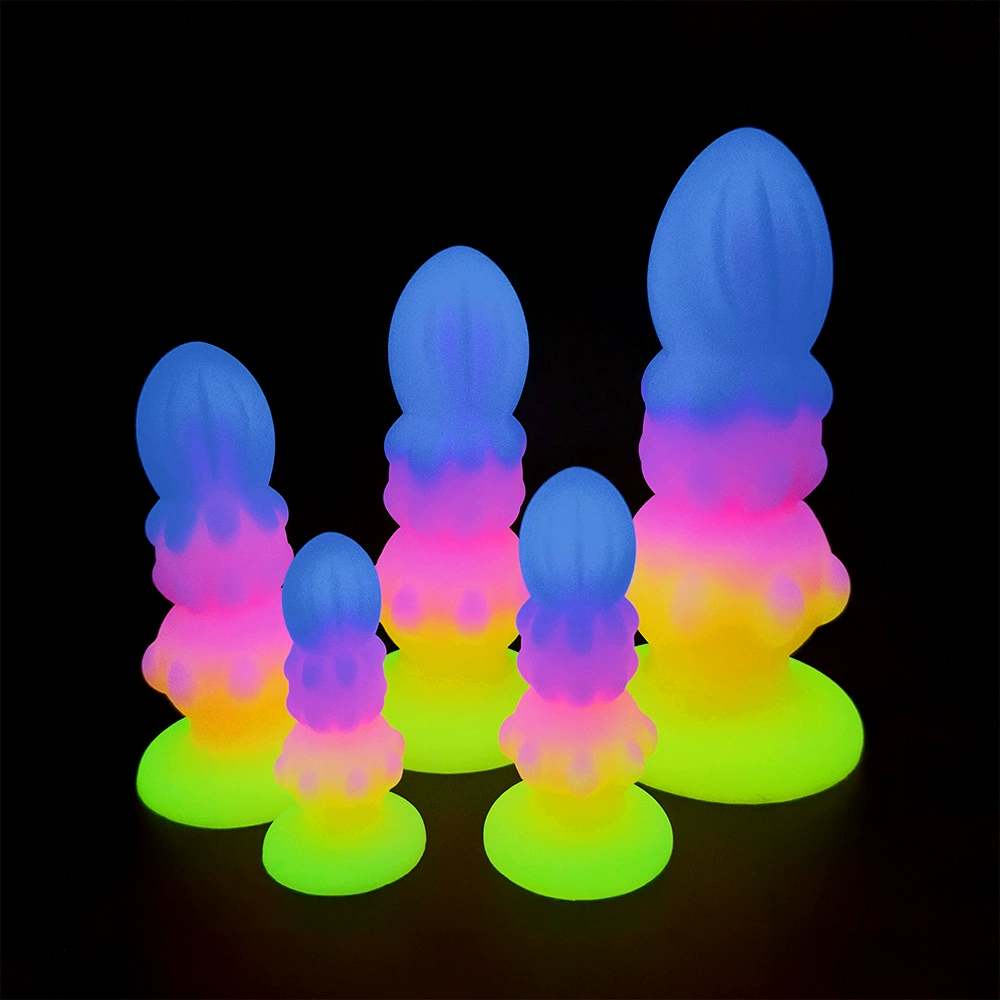 Гордый цветок инопланетянин X-образные анальные congestion supplies colorful excitement and sex supplies out SM toys liquid silicone anal plug