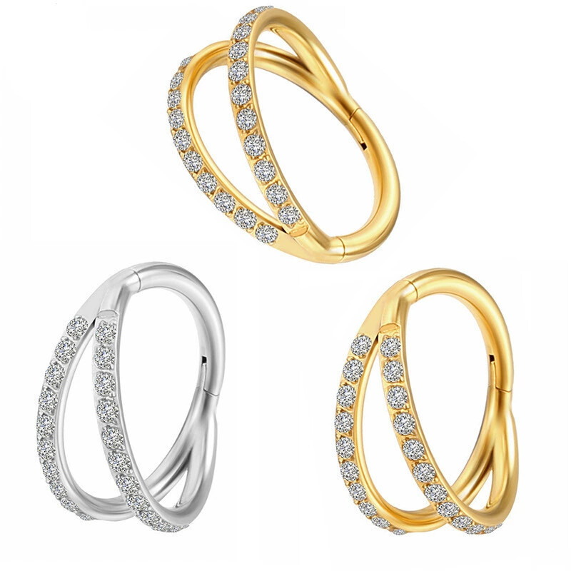 Labret stud lip piercing jewelry styling detail
