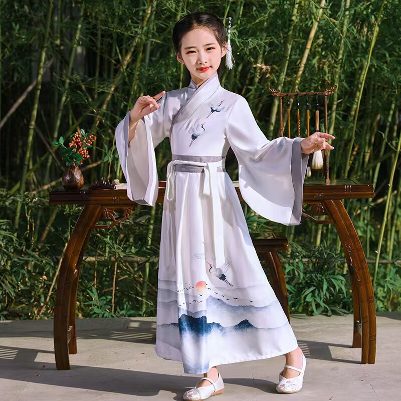 漢服児童国学服児童漢服中国風時代劇小書童服装三字経弟子規小学生|undefined