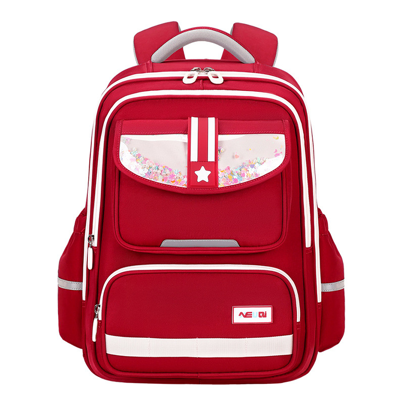 Nuevo bolso escolar de estudiantes de primaria multicapa para niños, protección de espalda portátil para niños y niñas, grado 1 - 3 - 6 de gran capacidad