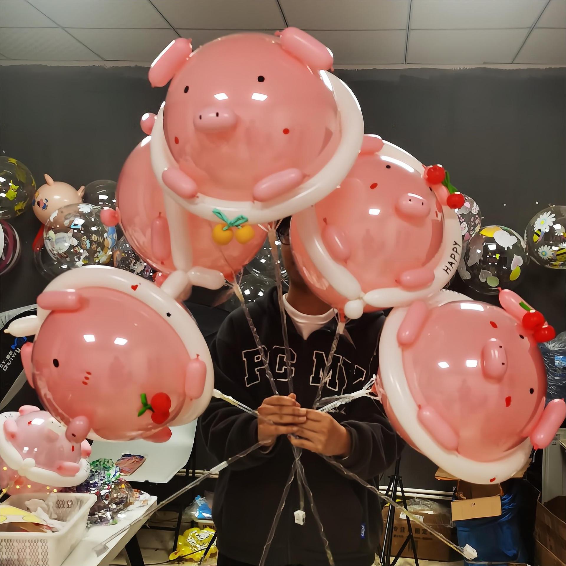 猪猪气球批发