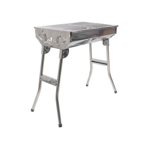 Zibo BBQ Portable BBQ Iron Mesh Stainless Steel Mesh BBQ Rack Outdoor Field Household Carbon BBQ Stove