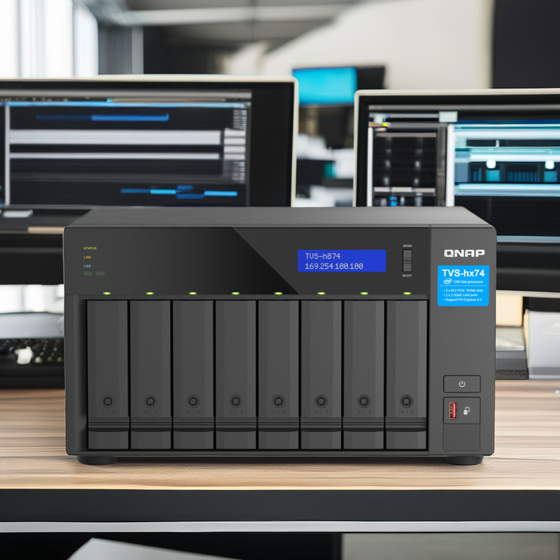 NAS QNAP TVS-h874-i7-32G-CN Enterprise Network Video Storage Server USB NAS QNAP TVS-h874-i7-32G-CN Enterprise Network Video Storage Server USB