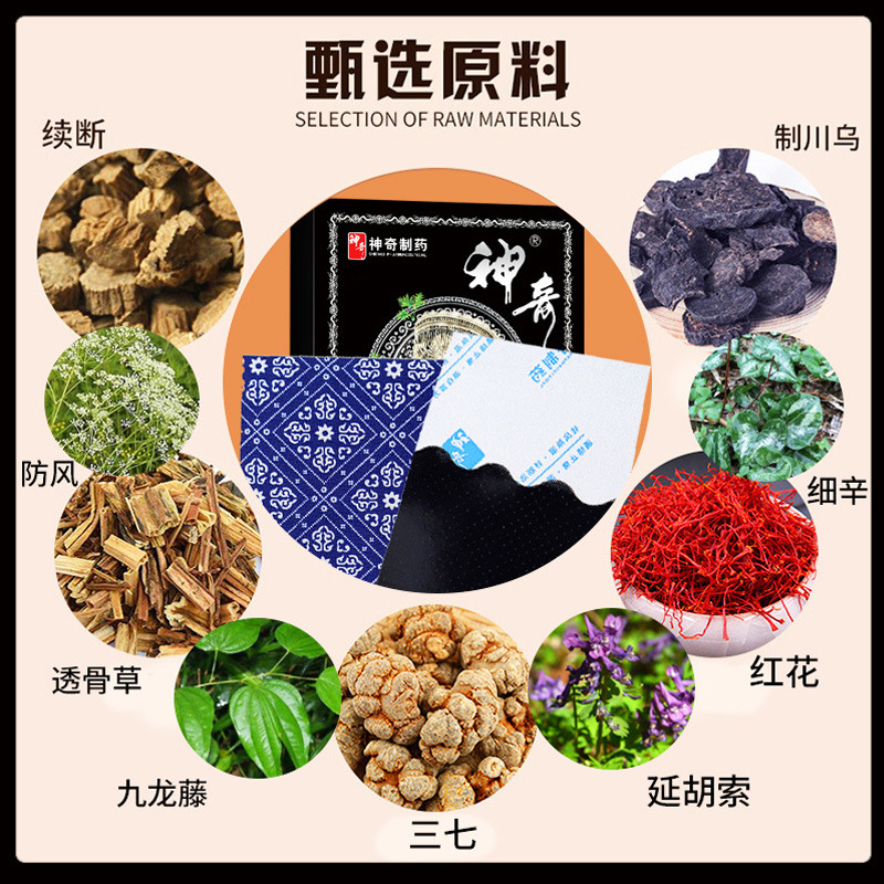 Mágico wantong tendones, huesos, codos y manos pegados a puntos de acupuntura, rodillas pegadas a articulaciones pegadas a vértebras cervicales, hombros y semanas pegadas a rodillas y vértebras lumbares pegadas a yesos