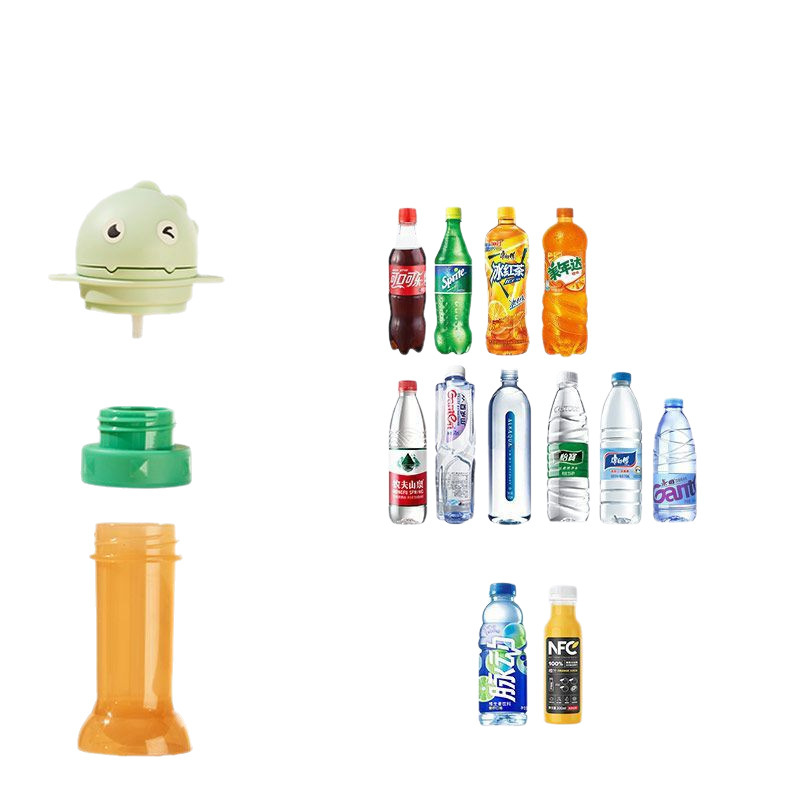 子供用ベビー飲料水窒息防止ボトルキャップミネラルウォーターストローキャップウォーターボトル変換ノズルキャップユニバーサルH|undefined
