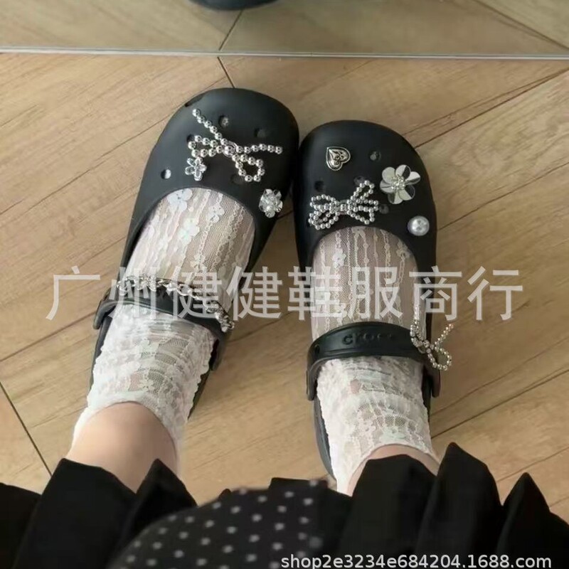 Summer New Style Ballet Lightweight and Comfortable Clogs for Women, Versatile and Cute Mary Jane Sandals for Beach Wear Summer New Style Ballet Lightweight and Comfortable Clogs for Women, Versatile and Cute Mary Jane Sandals for Beach Wear