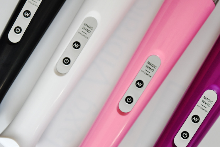Rechargeable 10-Frequency Wand Massager, Silicone Body, 320mm, Plug-In Charging — detail image 14