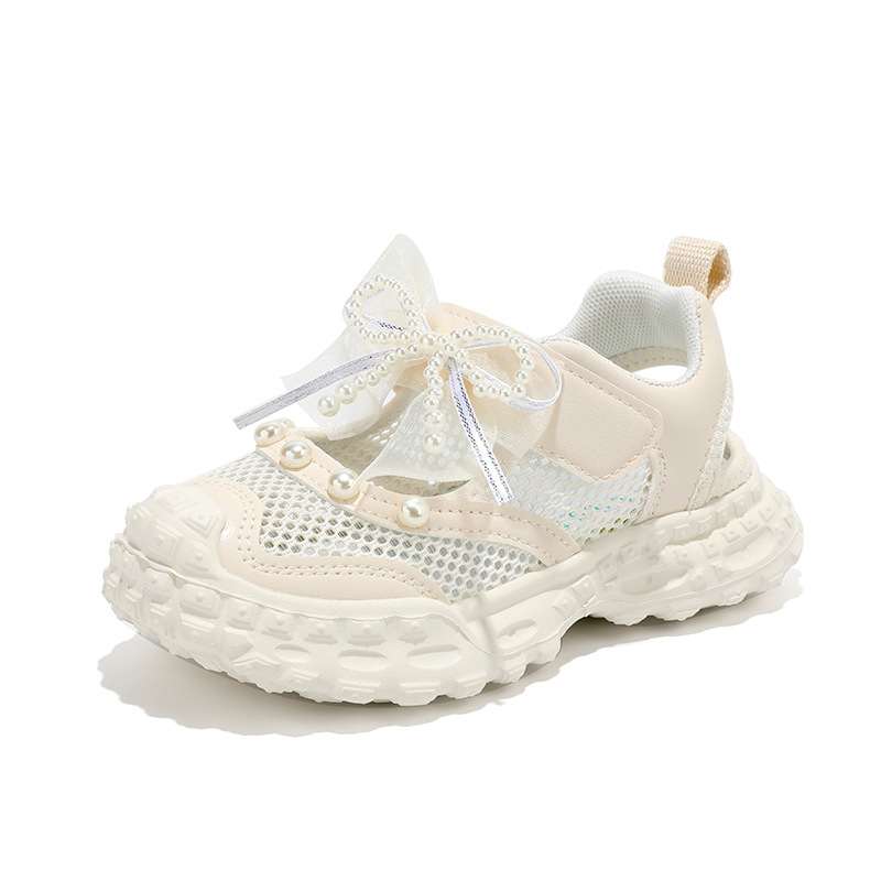 Sandalias cerradas para niñas, zapatillas deportivas infantiles, nuevo modelo verano 2026, zapatos de playa para niños grandes, calzado transpirable de malla hueca. image 9