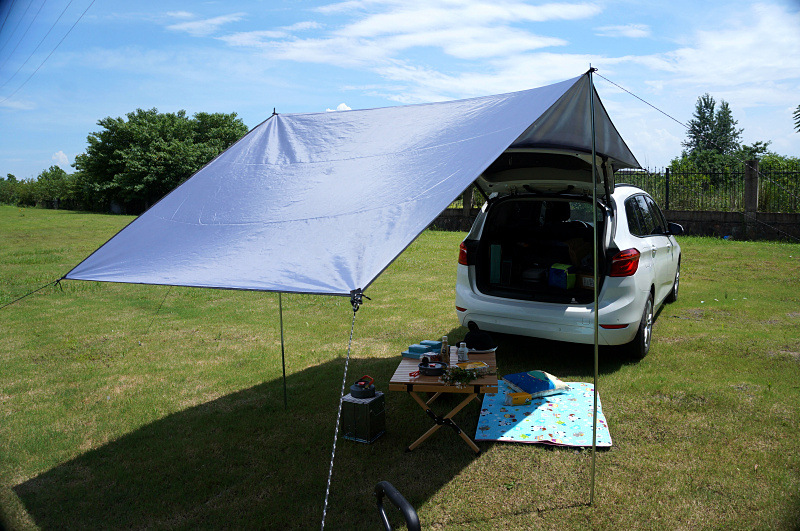 Sunscreen car awning side awning outdoor rainproof camping car rear tent suv car side tent side tent canopy