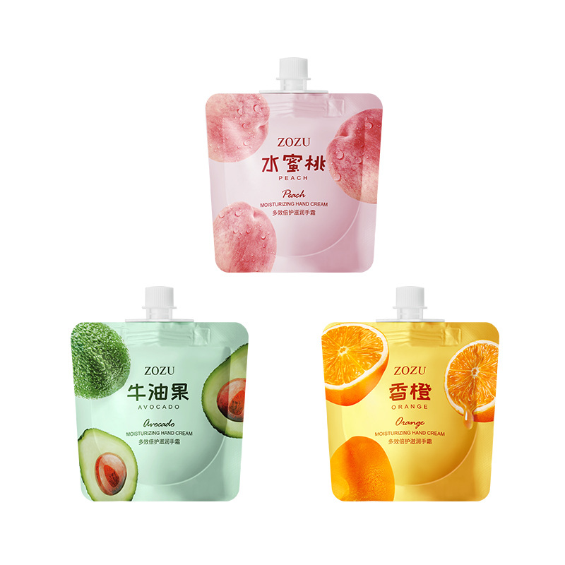 ZOZU Fruit Hand Cream Series, hidratante, anti-agrietamiento, cuidado de la piel, otoño y invierno, crema de manos pequeña y alta calidad facial