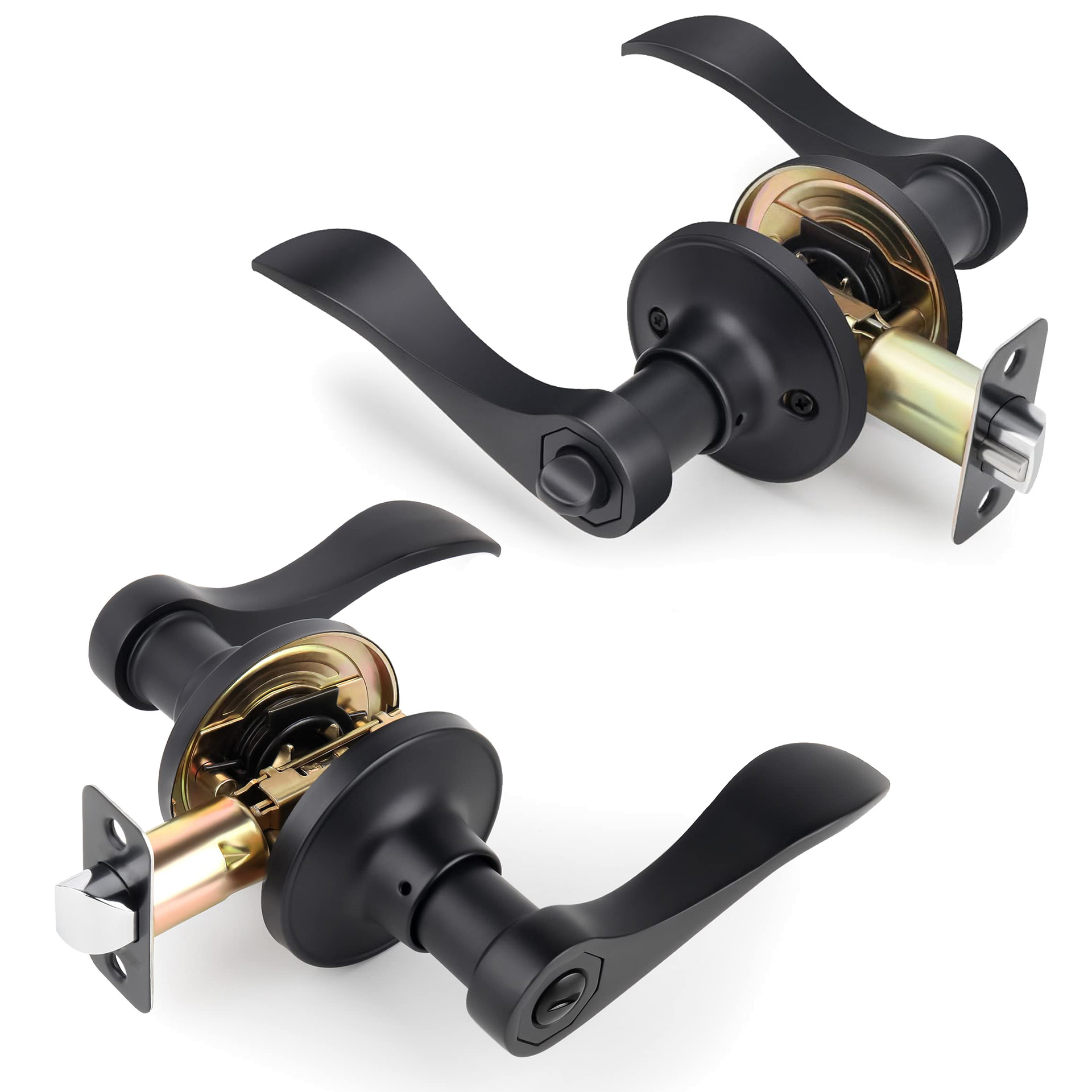 욕실 기능 야헤이 프라이버시/욕실/침실 매트 블랙