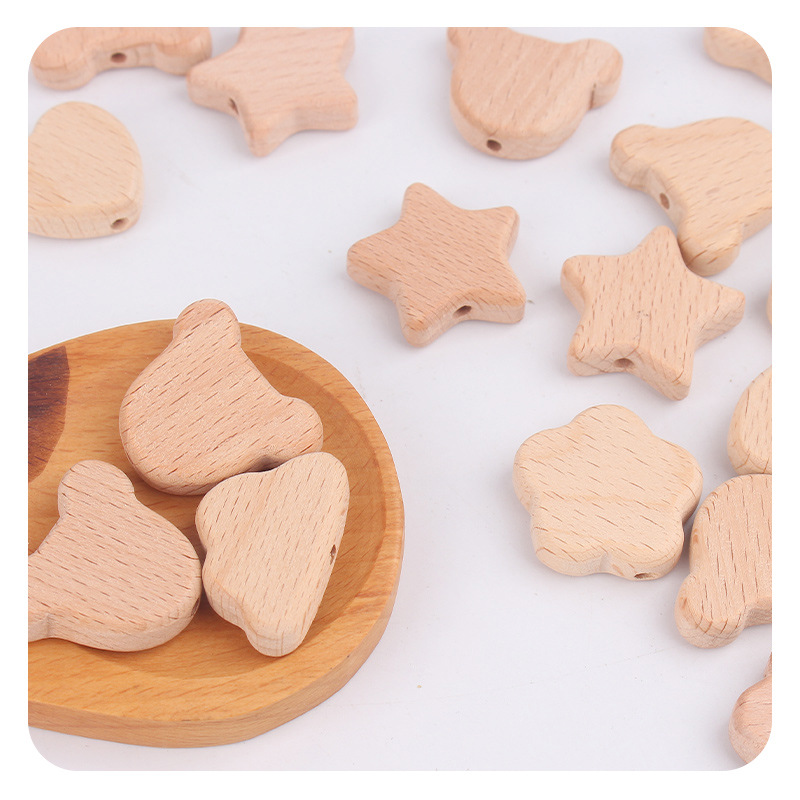 Nuevos productos para bebés calmar bebés accesorios de beech DIY creativo tetera cadena pulsera accesorios de juguetes de goma de dente