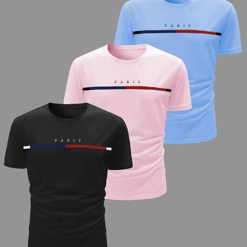クロスボーダーAmazonメンズ新作トップスラウンドネック半袖サマーTシャツカジュアル通気性速乾トップス|undefined