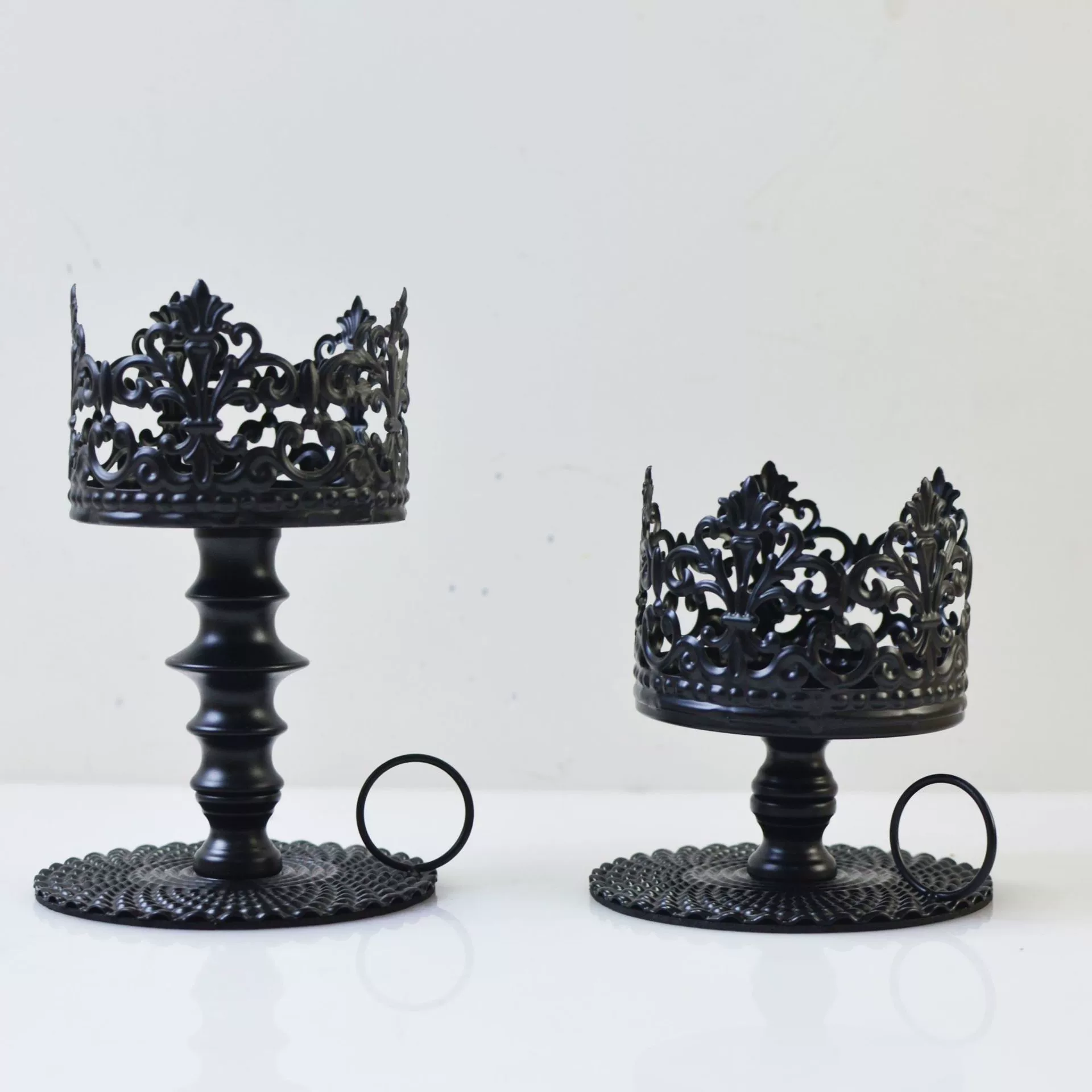 Creative handheld candle, resin decor, European style