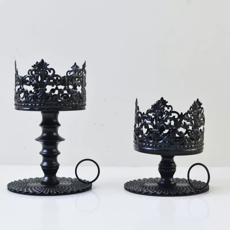 Creative handheld candle, resin decor, European style