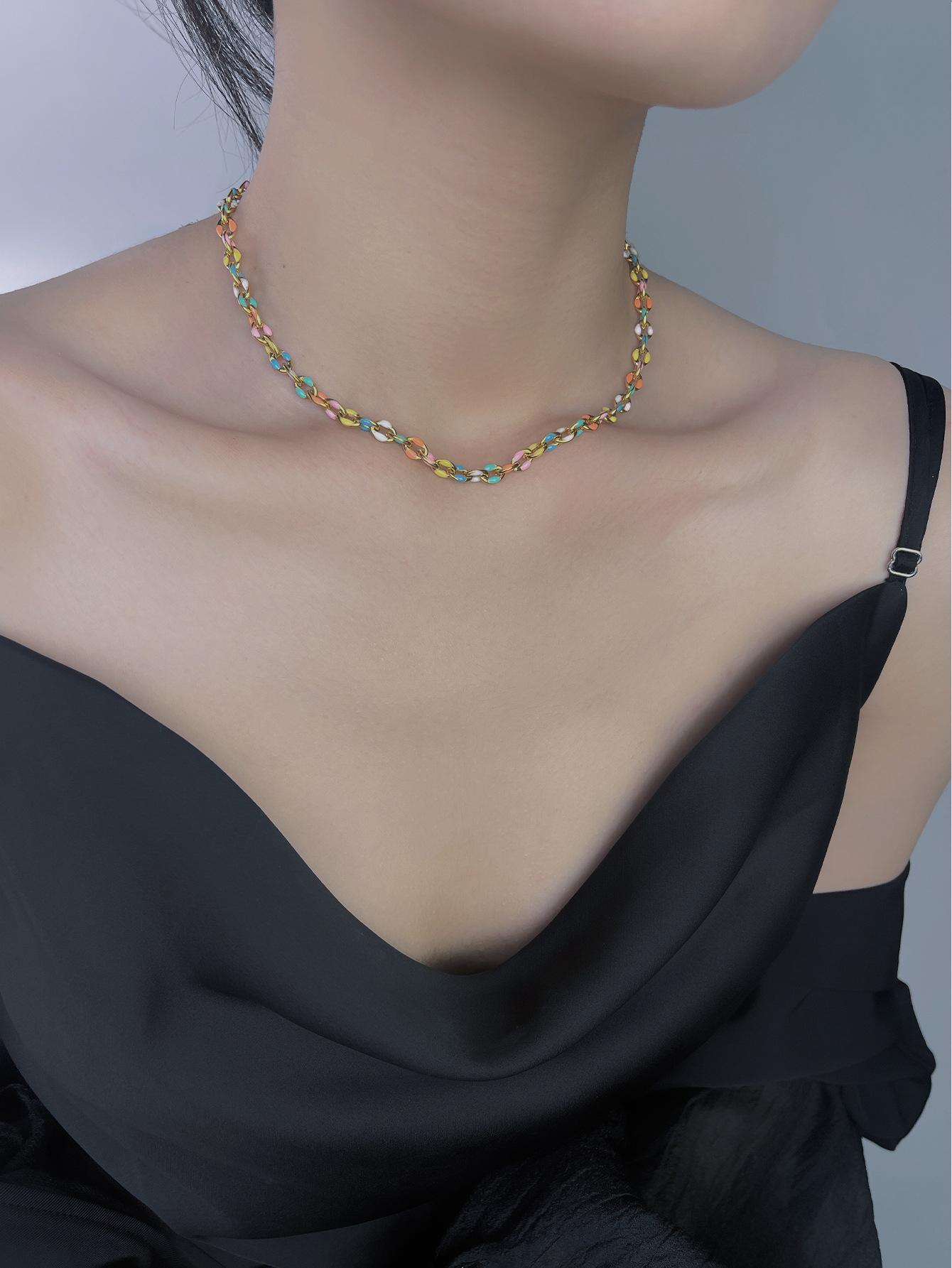 20g Weight Bracelets, Anklet, Necklace Classification 1 Piece, 1 Set Quantity Holiday, Daily Occasion 304 Stainless Steel Material Geometric Pattern Women's Gender Plating Design Casual, Simple Style Style 304 Stainless Steel Casual Simple Style Plating Geometric Bracelets Anklet Necklace 4