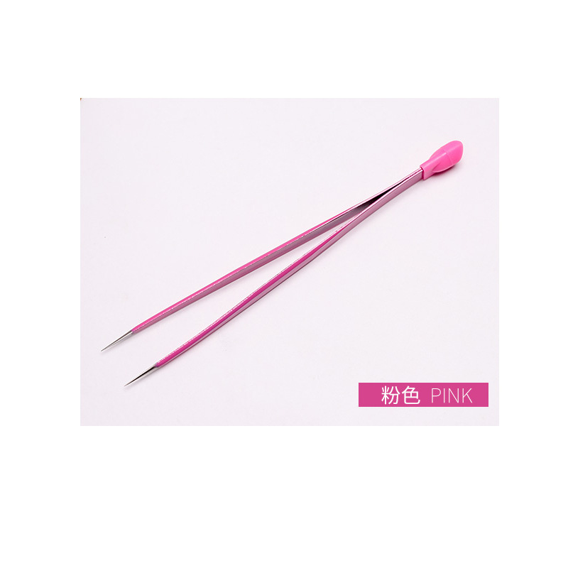 Double-headed nail forceps "rose red]