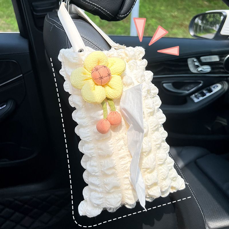 車のティッシュの箱のシートの背もたれ式のネットの爆発の泡芙格の自動車のサンシェードは多機能のティッシュを掛けて引き出します。|undefined