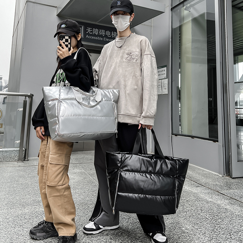 Bolsa de viaje de corta distancia para hombres y mujeres otoño e invierno nuevo bolso de gran capacidad bolso de viaje de moda bolsa de equipaje de hombro