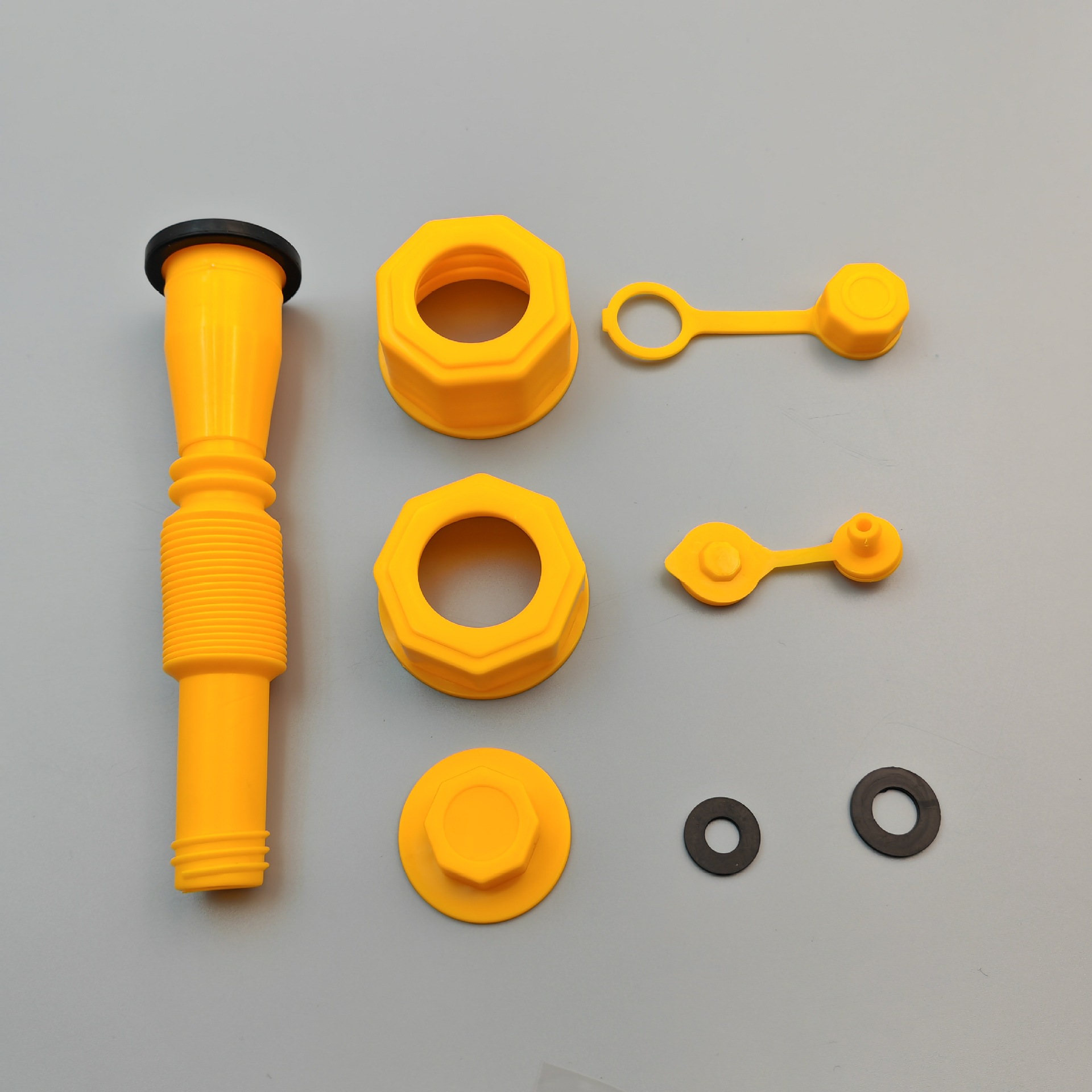 Gallon barrel filling pipe hexagon nut non-slip nut car self-service filling pipe plastic plug exhaust tail plug oil
