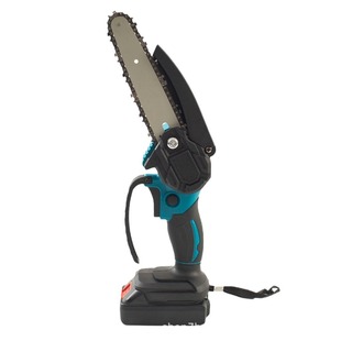Foreign Trade 6inch Household Handheld Electric Saw Rechargeable Lithium Electric Chain Saw for Woodworking Outdoor Sawing Lithium Electric Powerful