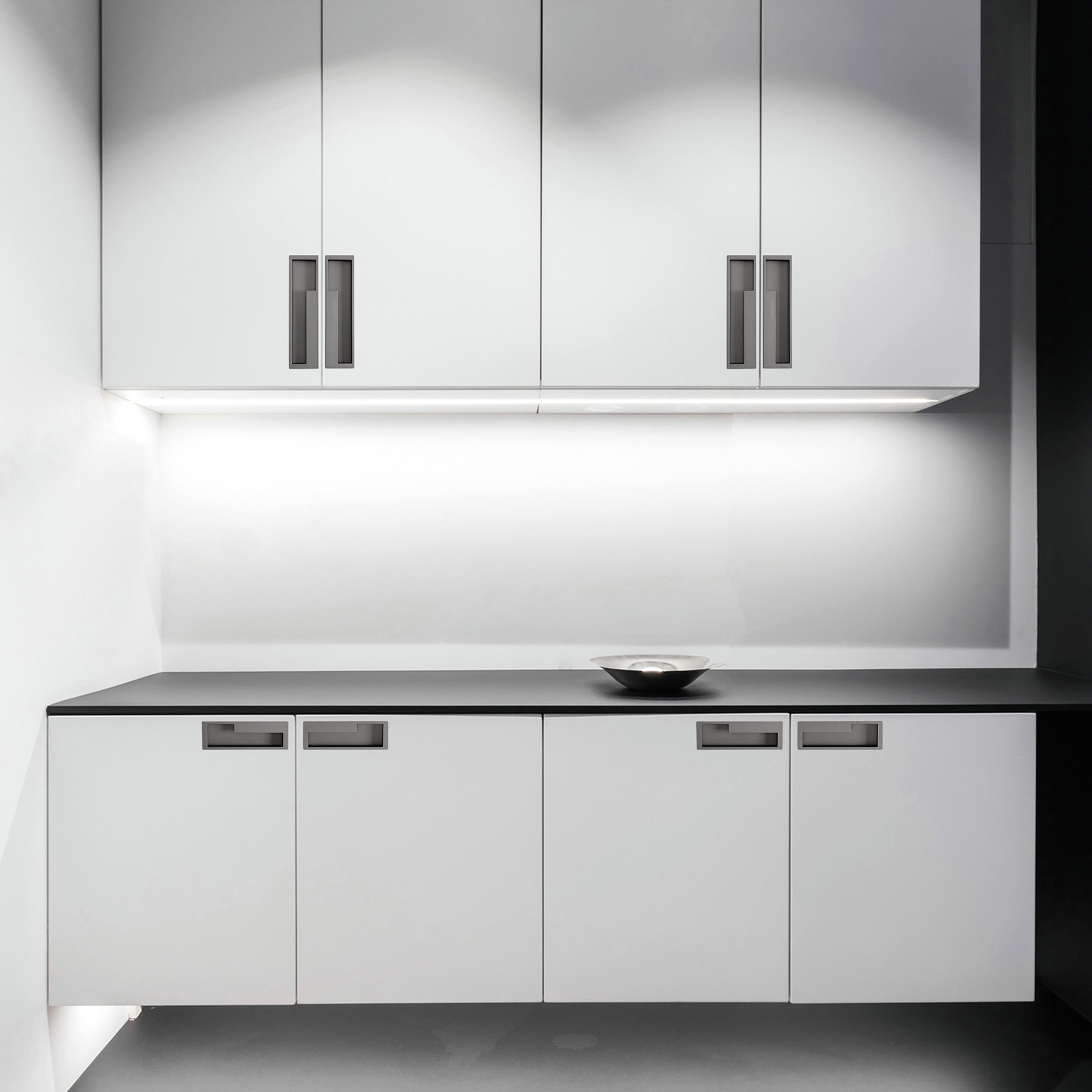 Manija de puerta corredera mango oculto manija empotrada moderna puerta corredera ranurada mango empotrado invisible manija de la puerta del gabinete