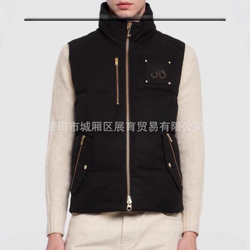 Putian Mengkou 2026 Autumn and Winter New Product J15 Gold Scissors Men's Warm down Vest Vest Sleeveless Jacket