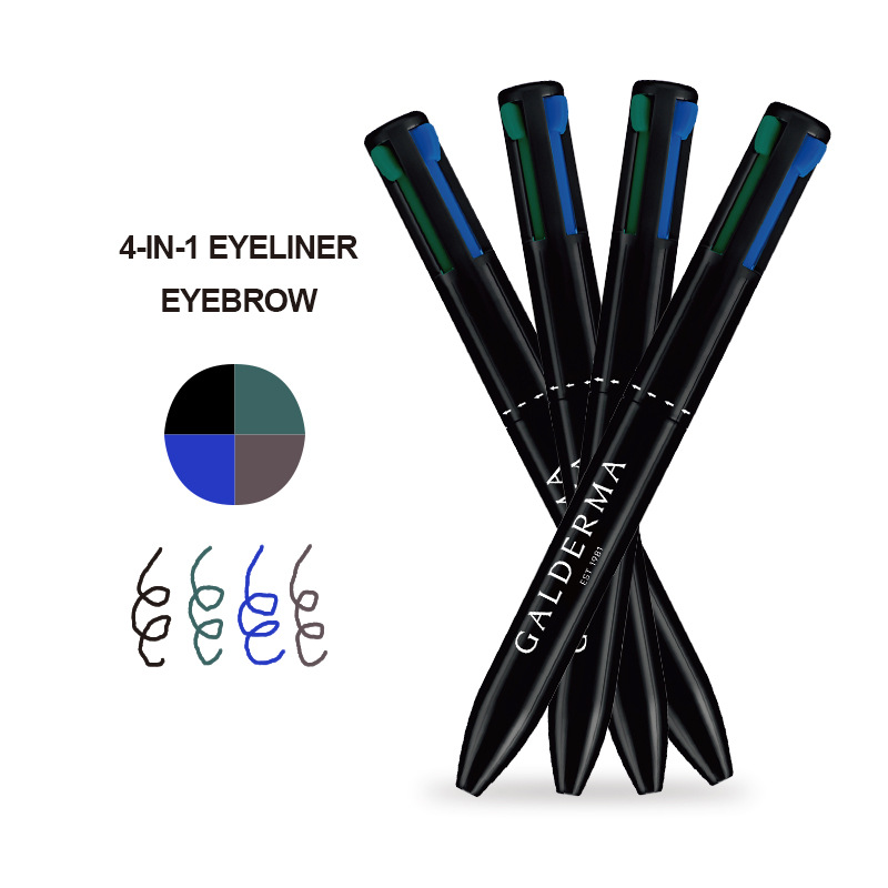 4-in-1 make-up pen lipliner en lippenstift met vier kleuren_voghion.com