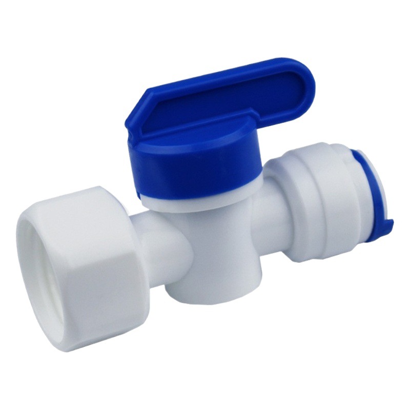 Venta al por mayor 4 puntos recto rápido enchufe interruptor de entrada de agua 4 puntos dientes internos gire 2 puntos 3 puntos tubo válvula de bola de conexión rápida