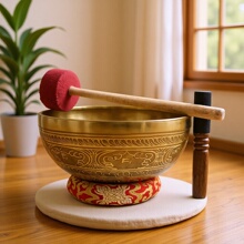 特价法器尼泊尔手工黄铜佛音碗理音疗钵西藏颂钵盂瑜伽钵高档摆件