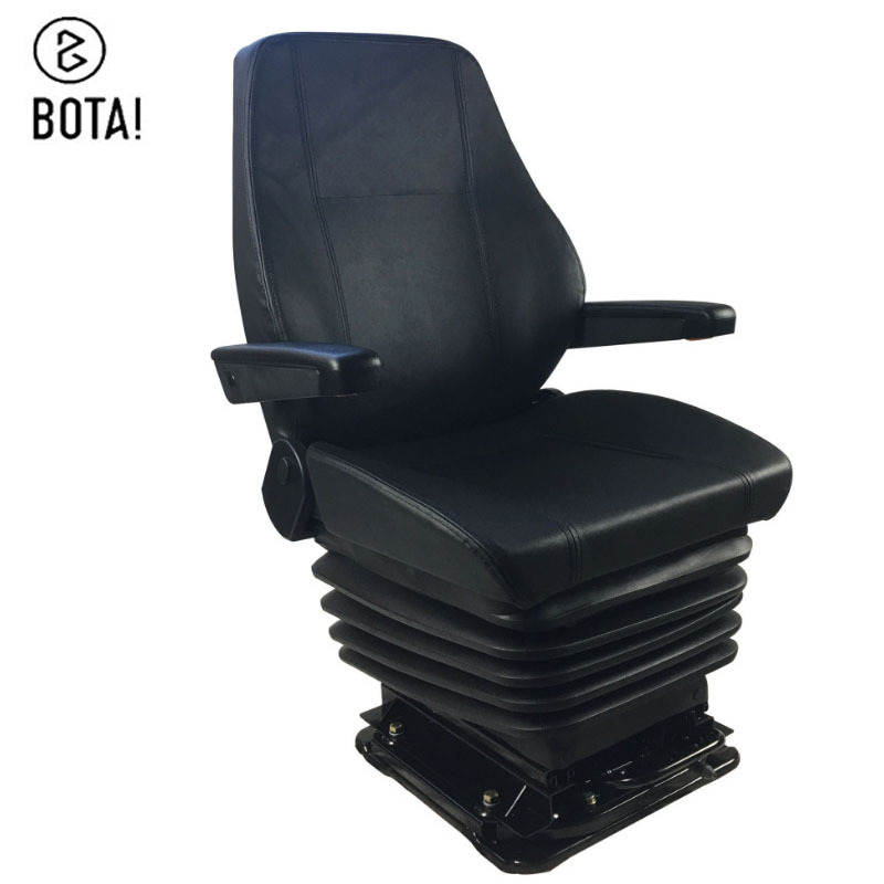 Asiento de locomotora de carril cabina de coche modificada Asiento de amortiguación mecánico giratorio de 360 ° Asiento de cabina de simulación de aviación