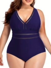 L 83591 Mesh Print Plus Size Swimsuit Set ����ӡ������Ӿ��