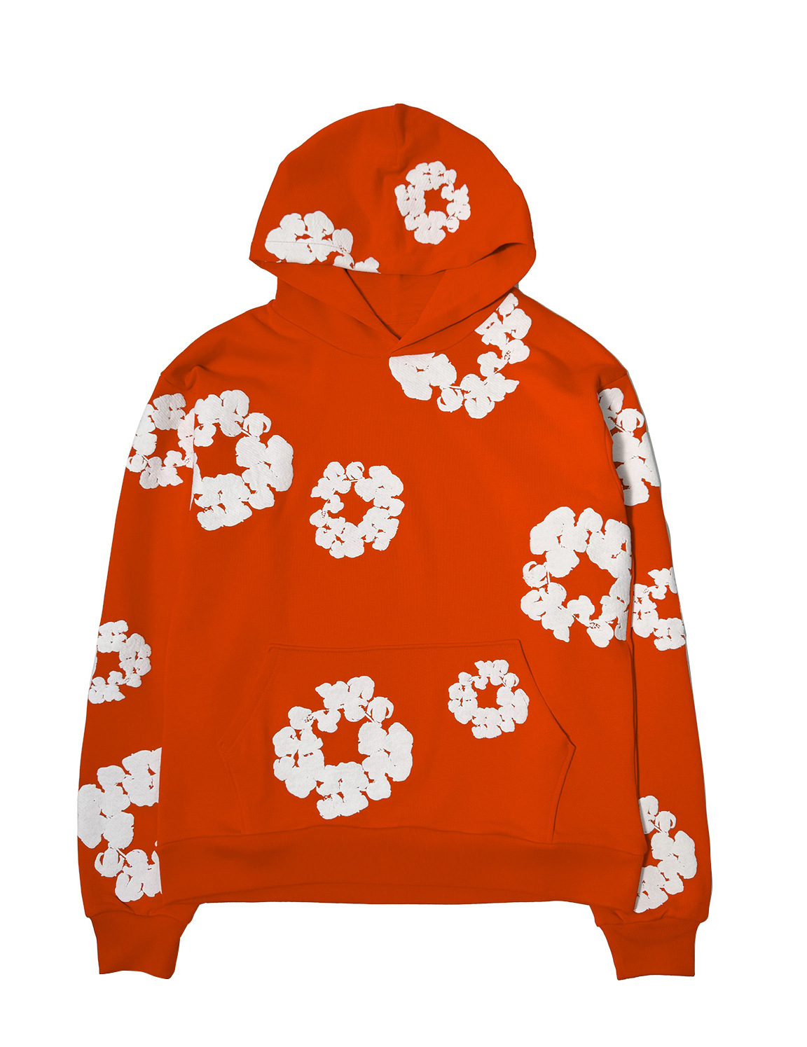 Denim Tears Cotton Wreath Hoodie Orange