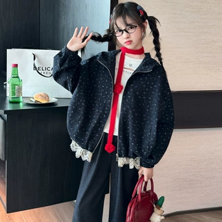女童外套2026新款秋季青少年女孩时尚穿搭儿童秋装初中生韩系穿搭