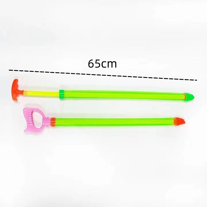 Pistola de agua de extracción infantil alargada 65cm de longitud de verano playa de agua jugando agua de bombeo de agua punto escénico al por mayor