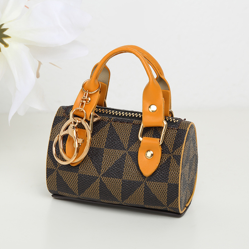 New geometric pattern coin purse, ultra-light mini bag, exquisite key bag, coin bag, storage coin purse