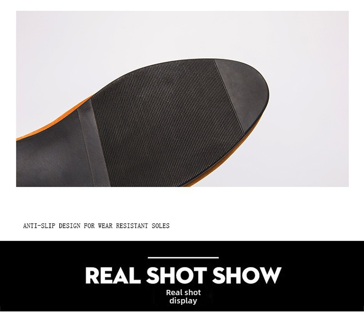 Large Size Men's Lazy Leather Shoes British Style Casual Daily Loafers Simple Suede Slip-on Fashionable Shoes_vogvips.com