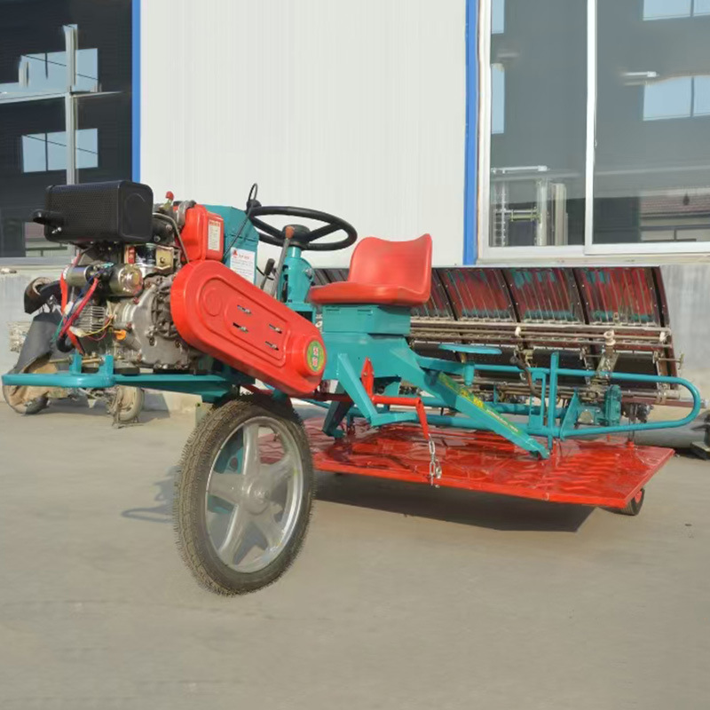 新型4行6行手扶水稻插秧机 农用全自动汽油电启动秧苗种植机