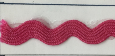 DIY encaje hecho a mano correa de marineros / cinturón de montaña / zigzag encaje 5MM 0.5 polipropileno S cinturón suministro de stock X20