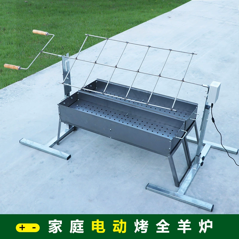 Жареная целая овечья печь Домашние жареные бараньи полки жареные куриные отбивные полностью автоматический гриль для барбекю с бараньей ножкой