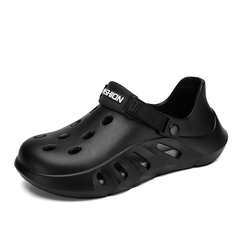 Summer Ew Model Of Clogs Wear, Trendy Outdoor Beach Sandals, Top Quality Sporty Casual Slip-On Closed-Back Driving Slippers For_voghion.com