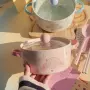 陶瓷学生双耳宿舍汤碗
