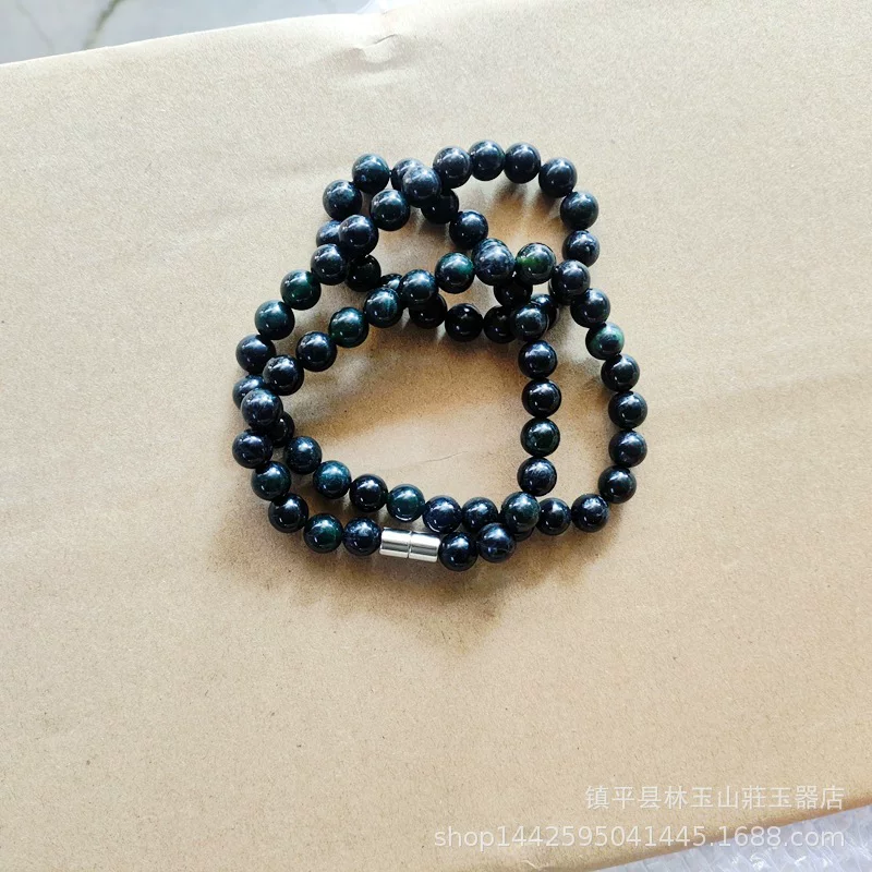 Replica, necklace, beads, 8mm