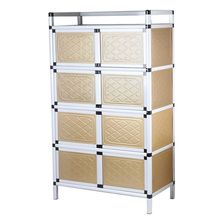 厨房收纳碗柜厨房柜子铝合金橱柜餐边柜储物柜灶台餐具柜家用简易