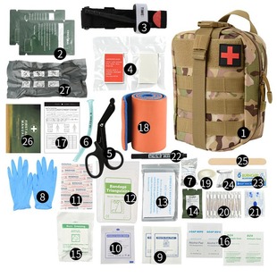 Outdoor Portable Tactical Medical Bag Multifunctional Bag Outdoor Mountaineering Survival Bag Emergency Rescue Bag