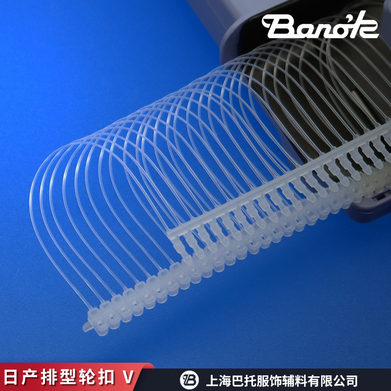 日本Banok品牌FAS LOOP V套环枪排型轮扣半自动穿吊牌轮扣效率高
